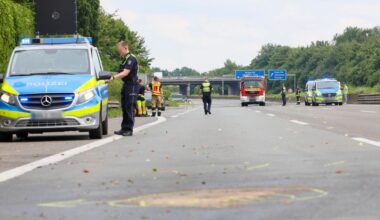 Nordrhein-Westfalen: Unfall auf A 46 bei Wuppertal: Schwer verletzter Motorradfahrer