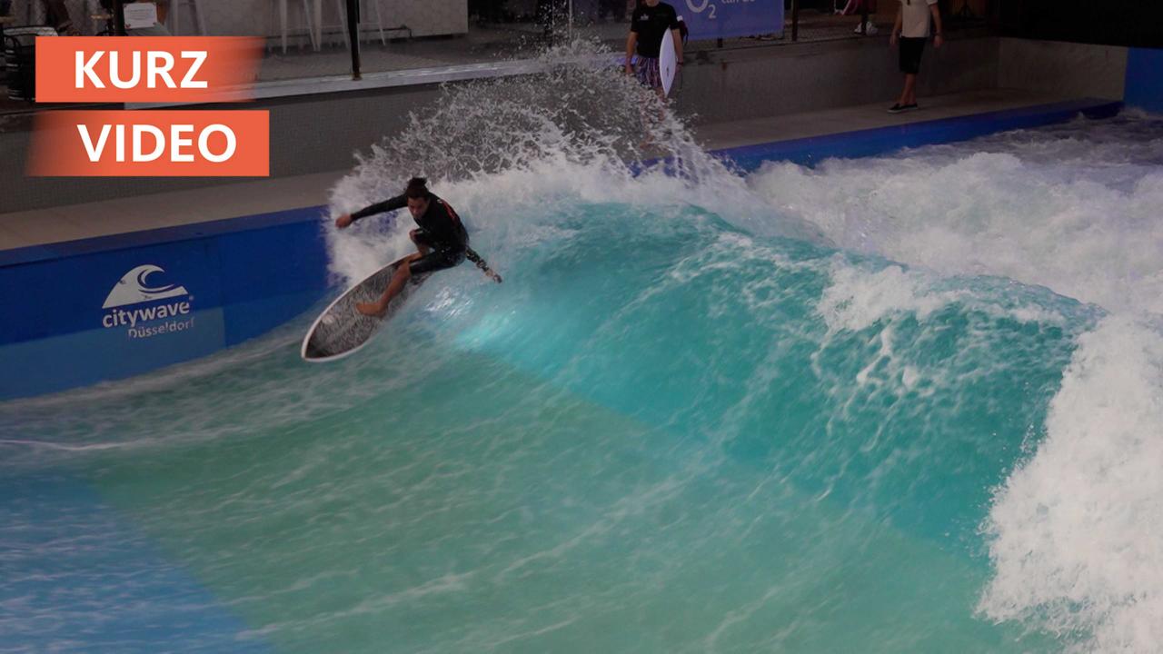 WDR-Sport: Coole Sprünge beim Surf-Wettbewerb in Düsseldorf