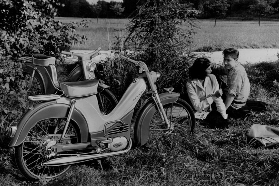 Neue Sonderausstellung im Pfinzgaumuseum zu Mopeds und Motorrädern von Gritzner