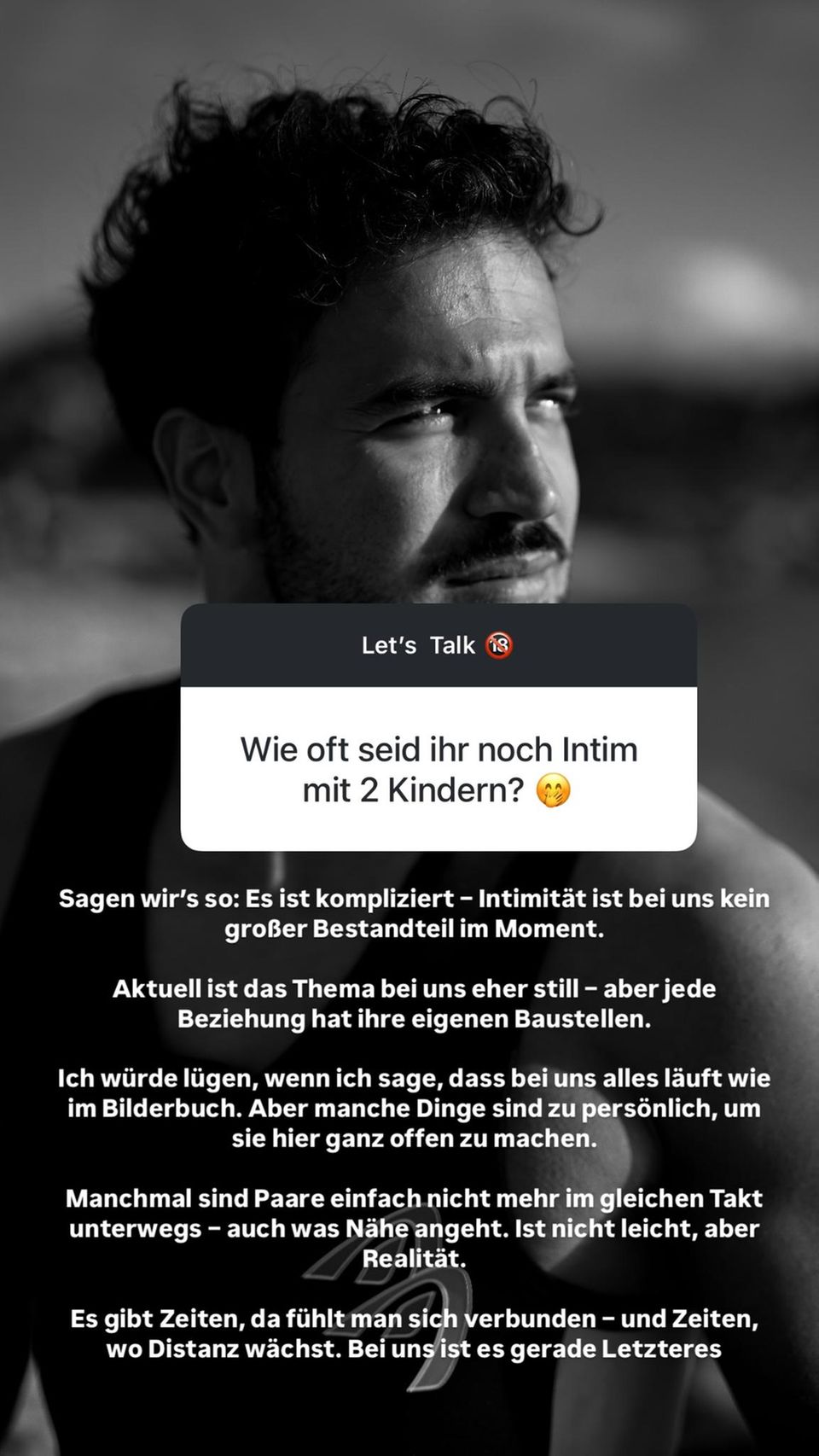 Yasin Cilingir nimmt in seiner Instagram-Story kein Blatt vor den Mund.
