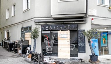 Mann legt Feuer in Café am Königsplatz