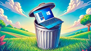 Im Oktober 2025 beendet Microsoft die Versorgung von Windows 10 mit kostenlosen Sicherheitsupdates und mustert das Betriebssystem aus. (Bild: Dall-E / KI-generiert)