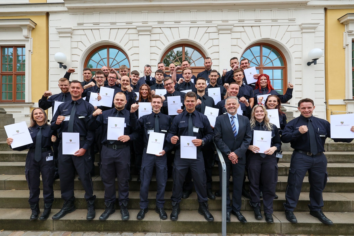 Verstärkung für den Justizvollzug Sachsen-Anhalt