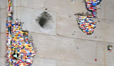 Kaputte Mauern in Mainz sollen mit Lego-Steinen repariert werden