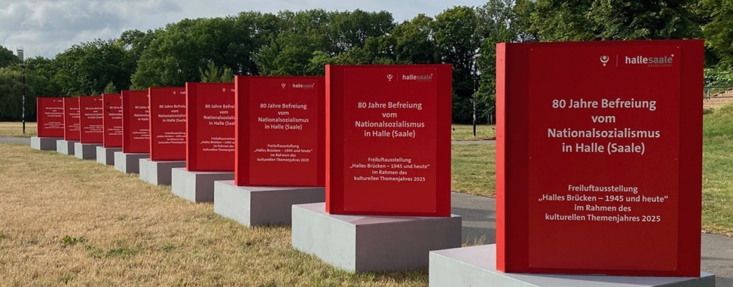 Freiluftausstellung „Halles Brücken – 1945 und heute