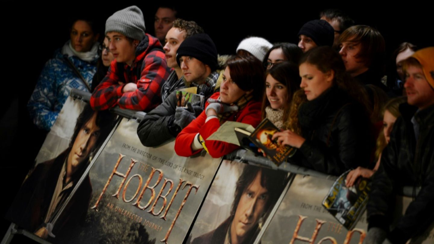 Fans bei Premiere eines Hobbit-Films