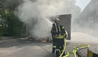 Bonner Feuerwehr im Stress: Brände und Gasaustritt halten Retter in Atem