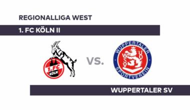 1. FC Köln II - Wuppertaler SV: Köln II will Trendwende einleiten - Regionalliga West