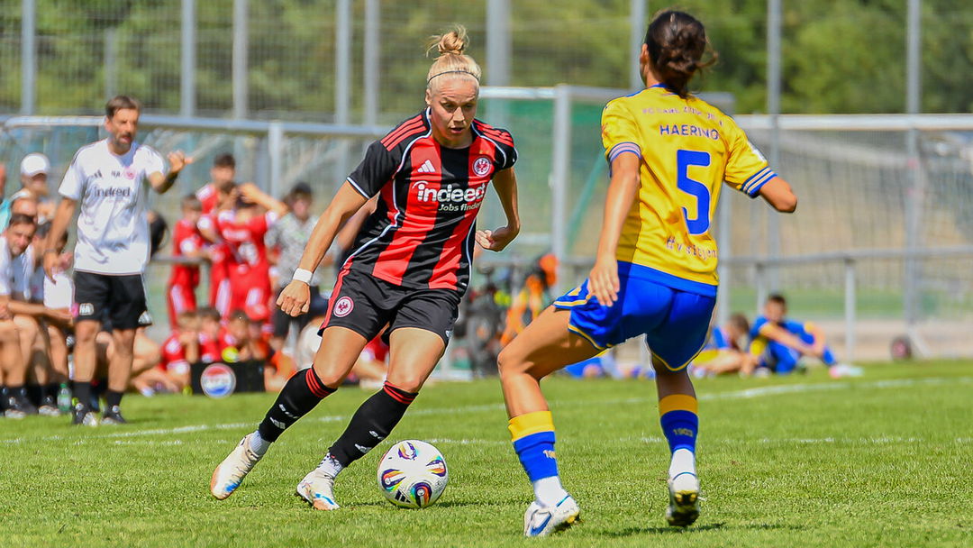 Testspiel der Frauen: Eintracht Frankfurt gewinnt 3:2 gegen Carl Zeiss Je