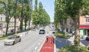 Der Umbau der Lindwurmstraße beginnt