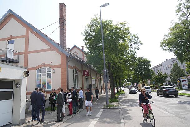 Auch die alte Weinkelterei nahe dem Truderinger Bahnhof wurde saniert und neu genutzt.