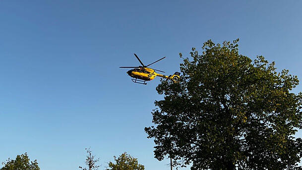 Auch zwei Rettungshubschrauber waren an dem Einsatz beteiligt.