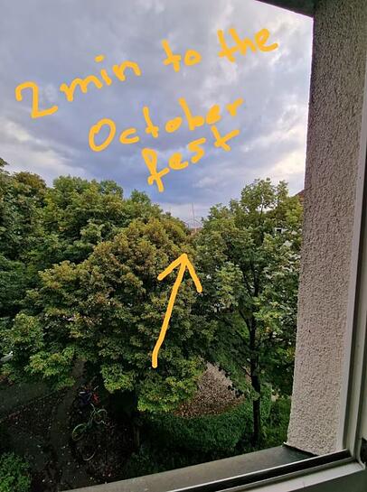 "Zwei Minuten zum Oktoberfest", das ist natürlich verlockend für Wiesn-Touristen, die gerne nahe an der Theresienwiese ein Bett oder Zimmer von privat anmieten.