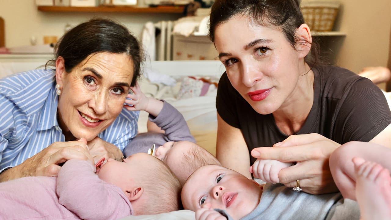 Drillinge! Oma hilft beim Baby-Marathon | Regional