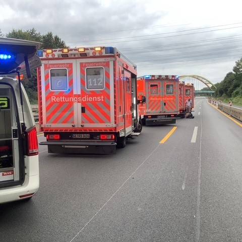 Massenkarambolage auf der A2 bei Gelsenkirchen-Buer