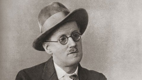 Der irische Schriftsteller James Joyce