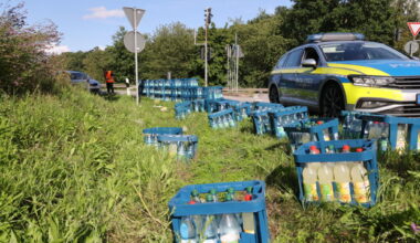 Warum stehen hier überall Wasserkästen?