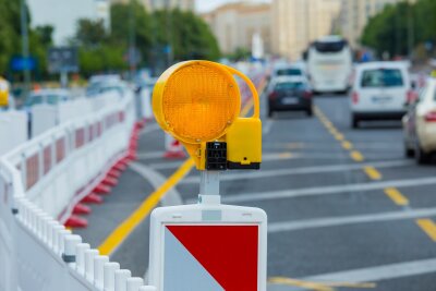 Neue Baustellen zum Schulstart in Chemnitz: Diese Straßensperrungen kommen ab Montag dazu - Neue Baumaßnahmen sorgen ab Montag für Einschränkungen.