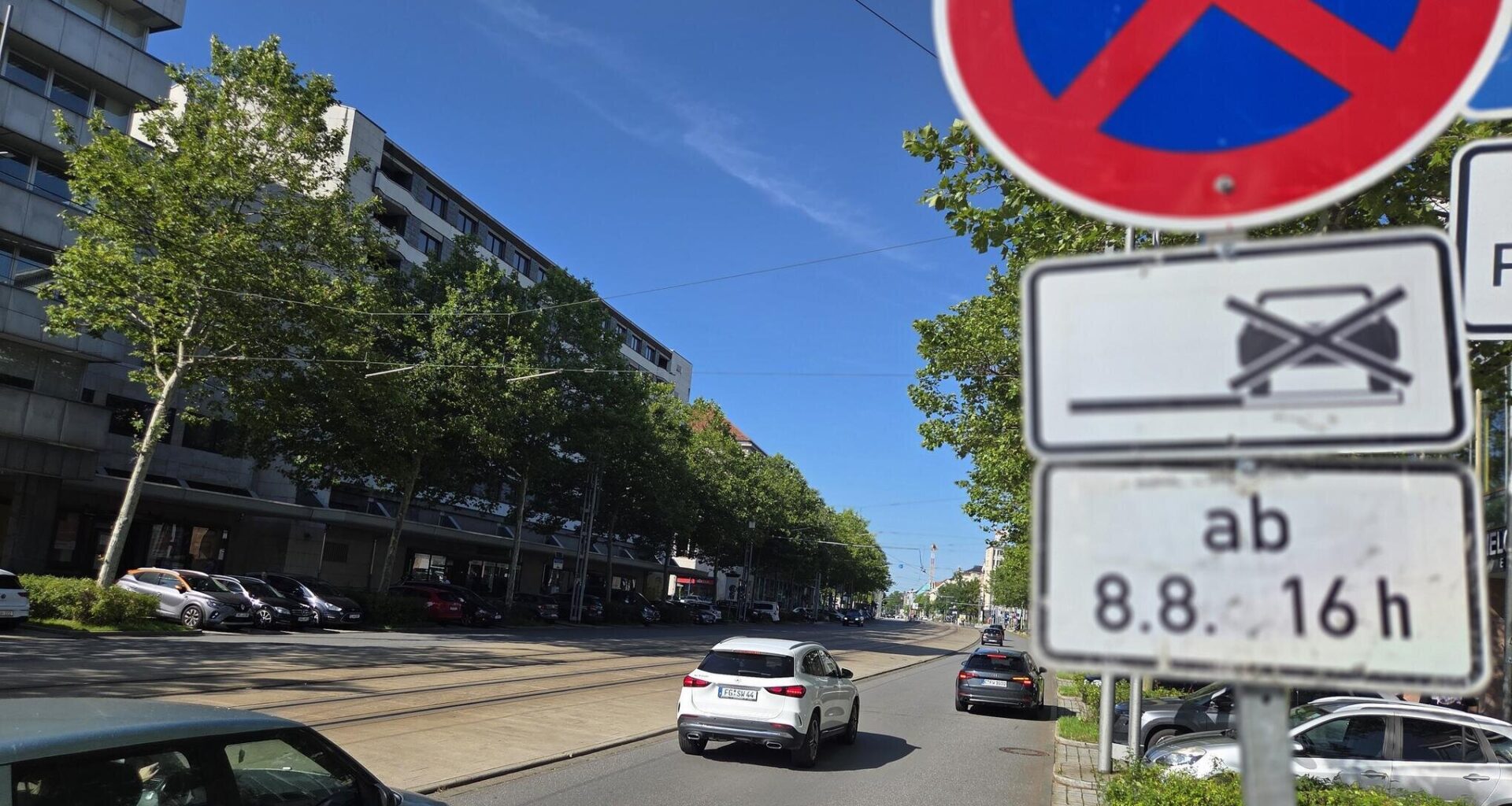 Deshalb ist die Straße der Nationen am Freitag dicht