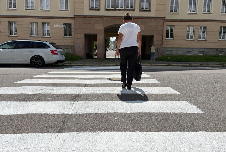 llegaler Zebrastreifen sorgt für Diskussionen