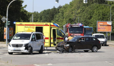 Eine verletzte Person im Krankenhaus