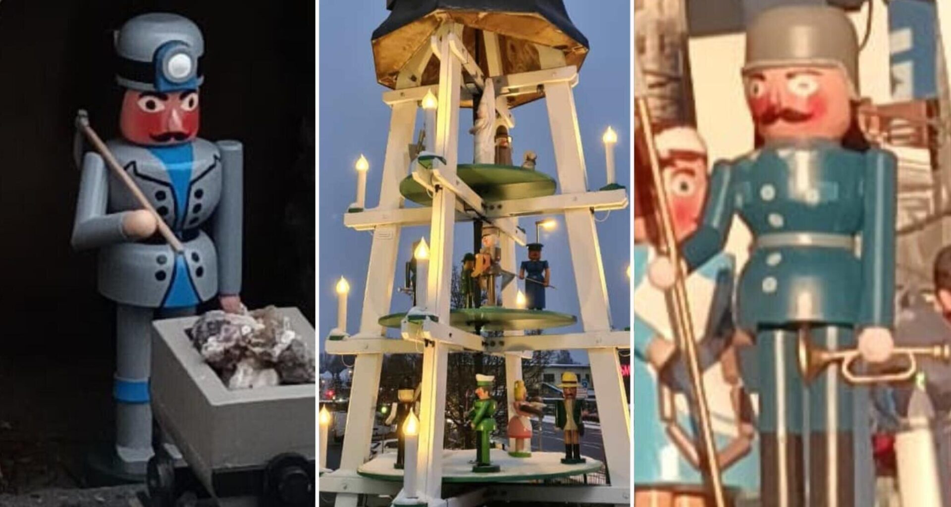 Gestohlene Pyramiden-Figuren in Chemnitz wieder aufgetaucht