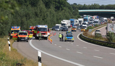 A4 bei Hohenstein-Ernstthal nach PKW-Unfall gesperrt