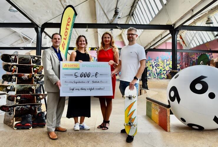 Sachsenlotto unterstützt Chemnitzer Projekt mit 5.000 Euro