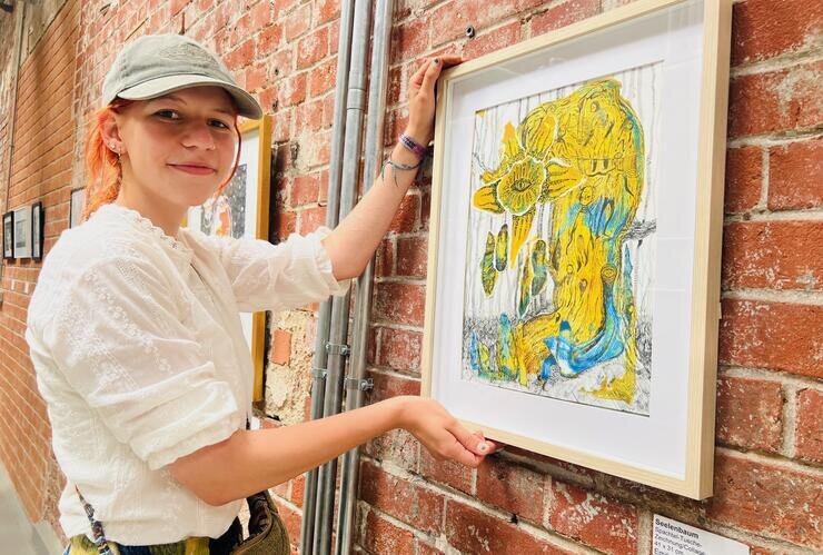 Junge Kunsttalente stellen Werke aus