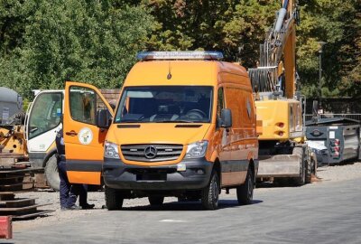 Kiloschwere Brandbombe in Dresden gefunden - Bombenfund heute um 10.20 in Dresden-Johannstadt.