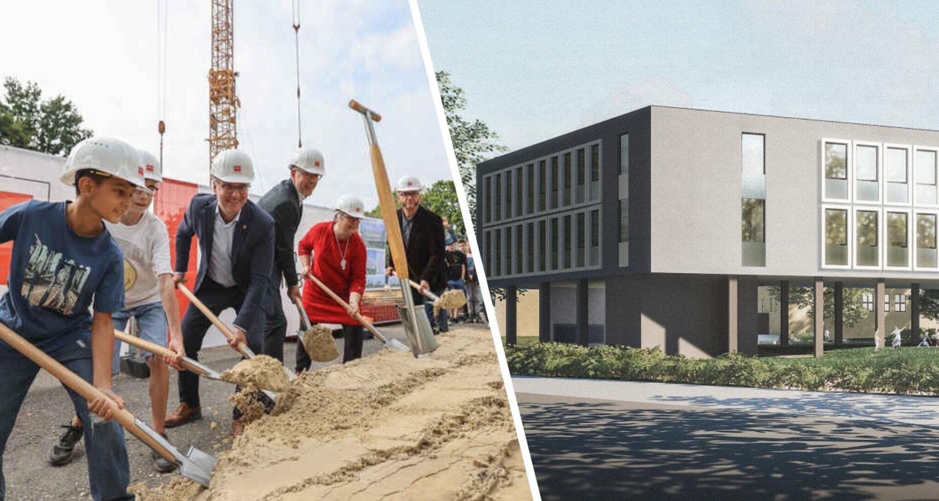 Stelzen-Neubau schafft Platz für mehr Schüler