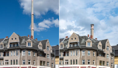 Chemnitzer Esse um die Hälfte abgeknabbert