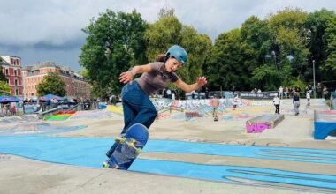 Skater zeigen ihr Können im Konkordiapark