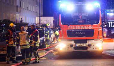 Großeinsatz der Feuerwehr in Leipzig