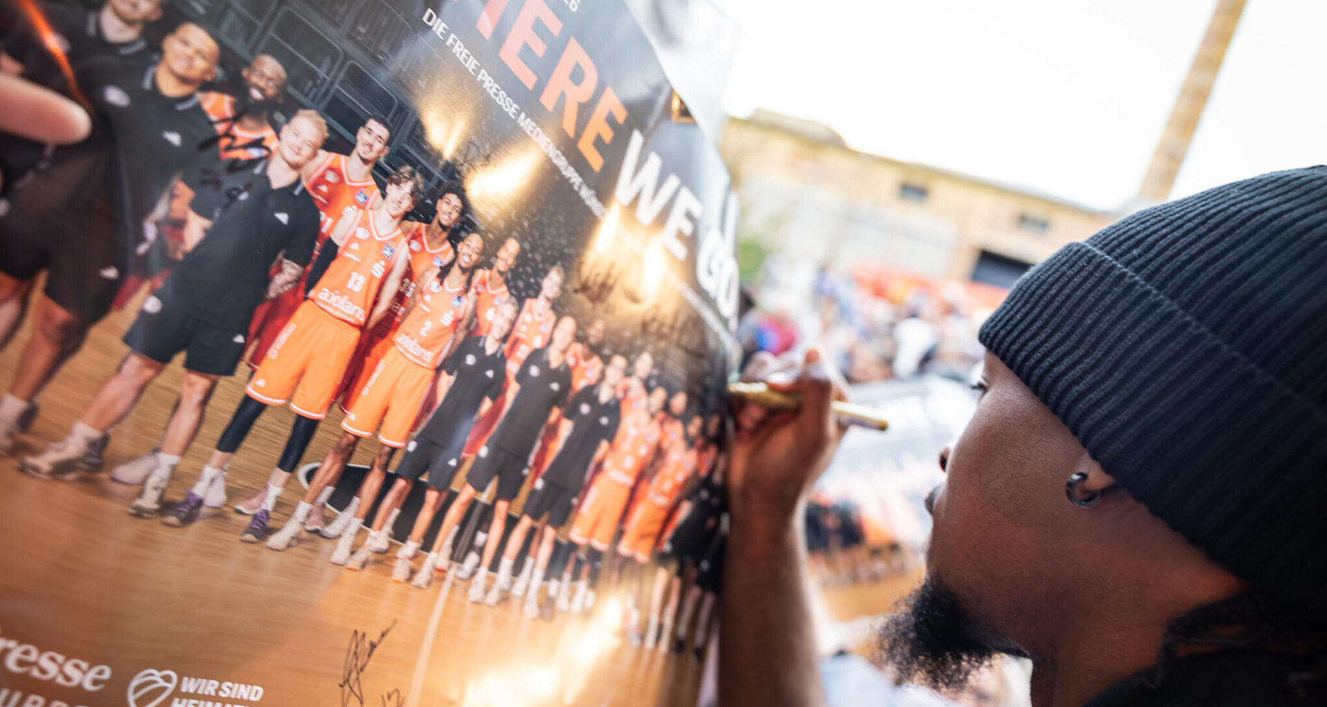 So lief die Teampräsentation der Niners Chemnitz