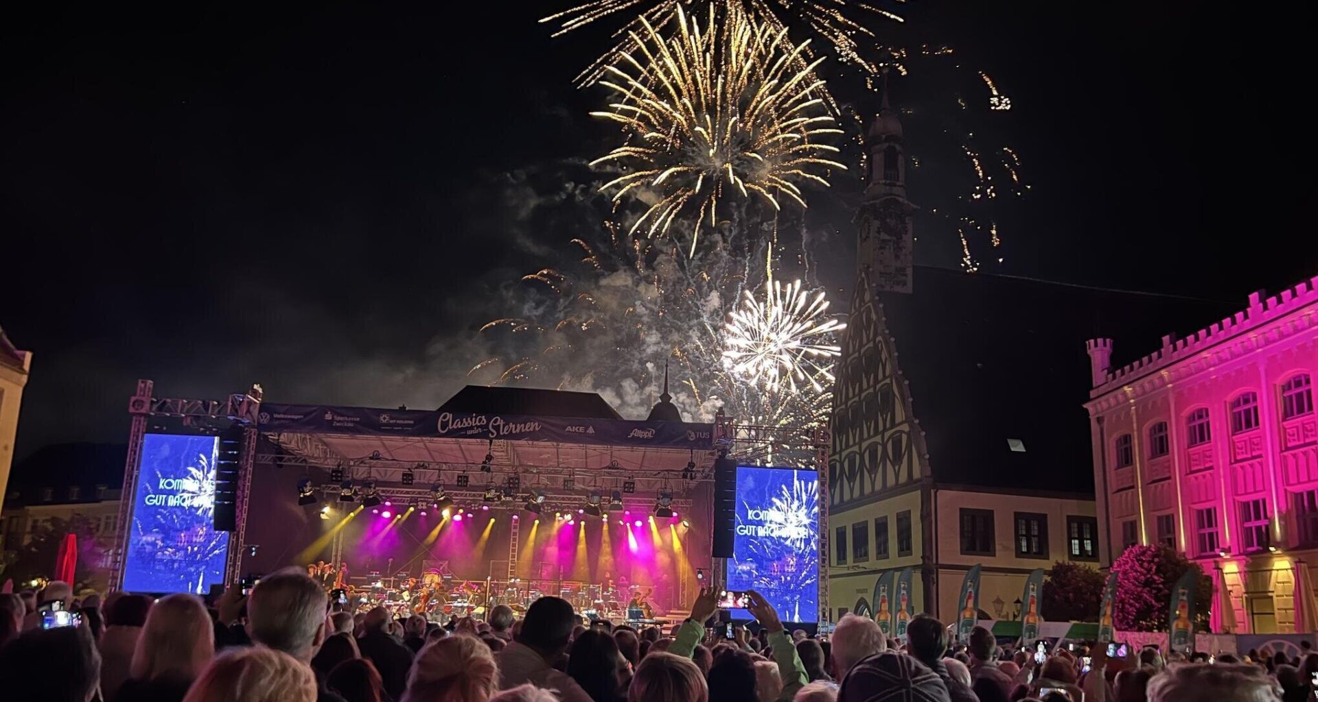 „Wetten, dass...“ bei „Classics unter Sternen“ auf dem Zwickauer Hauptmarkt