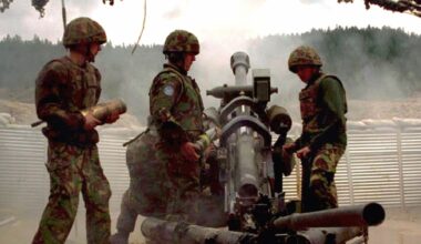 Erster Kriegseinsatz der NATO in Europa gegen bosnische Serben