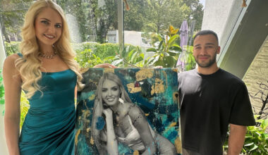 Schönheitskönigin im Bild - Miss Europe Beatrice Turin aus Seyring wird jetzt zum Kunstobjekt