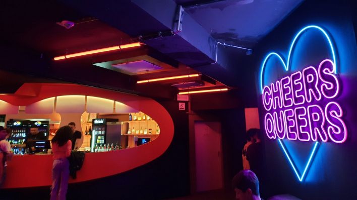 Die Pepsi Boston Bar im queeren Club Schwuz in Berlin-Neukölln. (Quelle: dpa