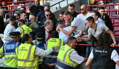 Gladbach-Fan abgeführt – Rave stört Testspiel gegen Brentford