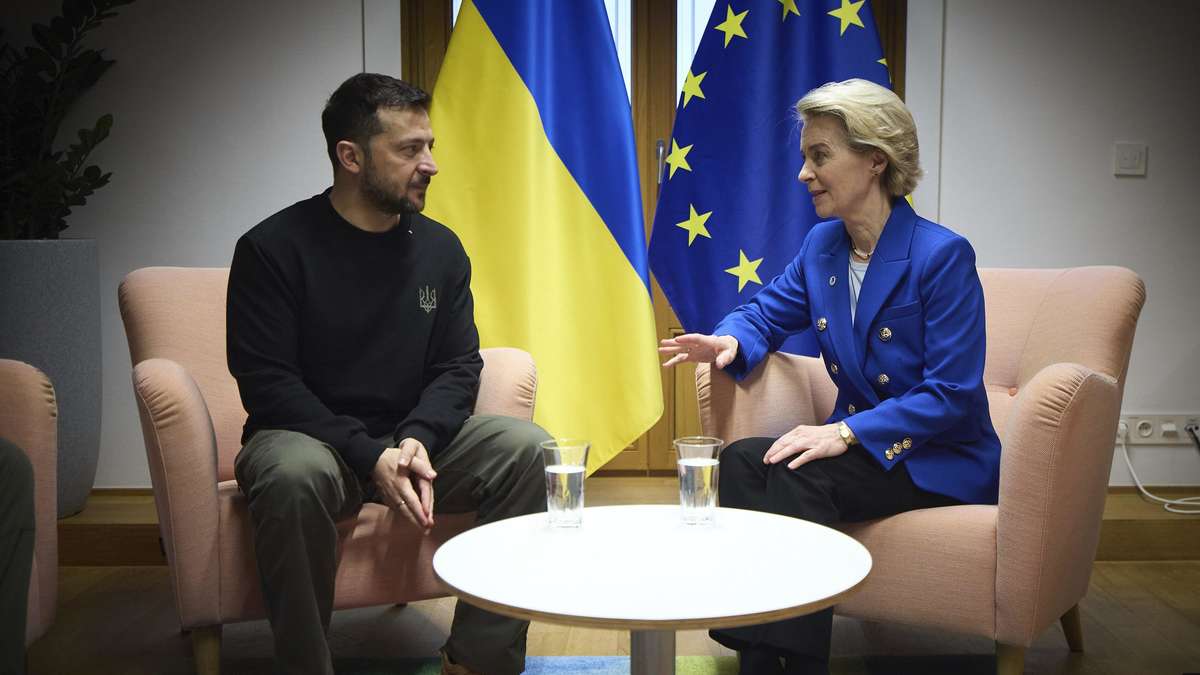 Selenskyj verlangt EU-Beteiligung an Verhandlungen