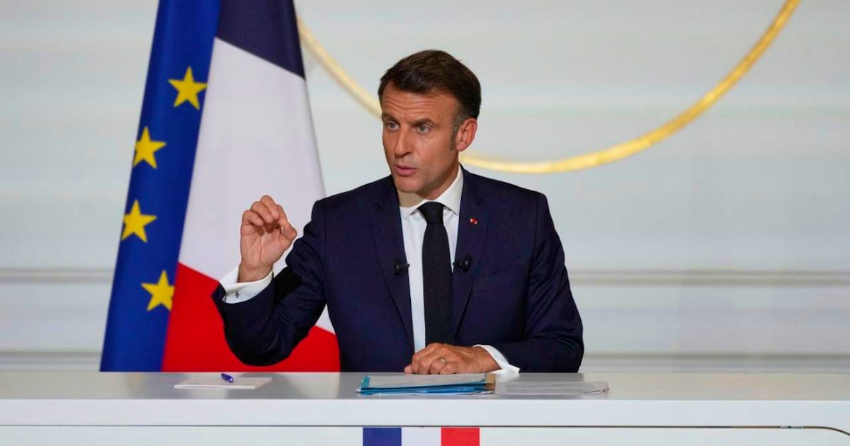 Frankreich: Macron: Nicht ohne Ukrainer über Zukunft ihres Landes entscheiden