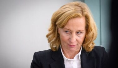 Archivbild:15.01.2025, Berlin: Patricia Schlesinger, ehemalige Intendantin des RBB, sitzt beim Prozess am Landgericht Berlin.(Quelle:dpa/B.v.Jutrczenka)