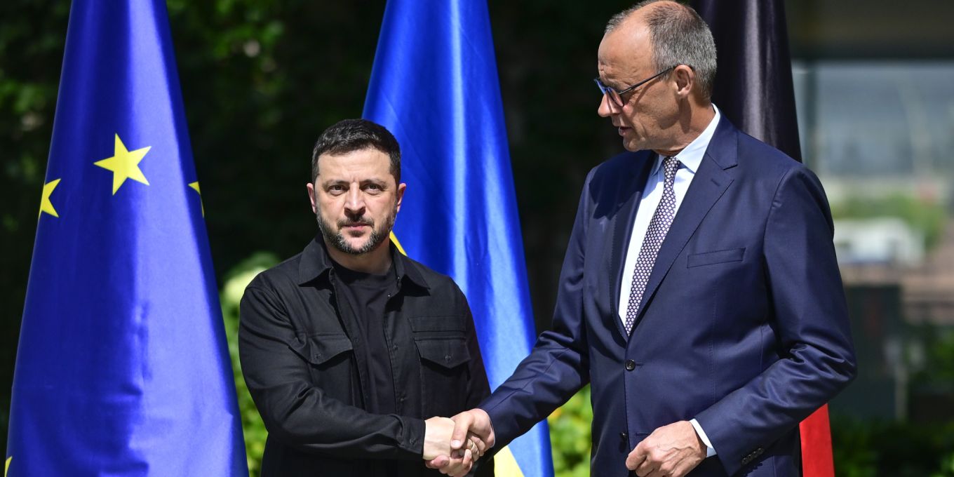 Merz empfängt Selenskyj zu Ukraine-Schalten in Berlin