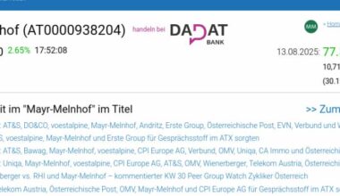 Wie Mayr-Melnhof, AT&S, CPI Europe AG, VIG, RBI und DO&CO für Gesprächsstoff im ATX sorgten
