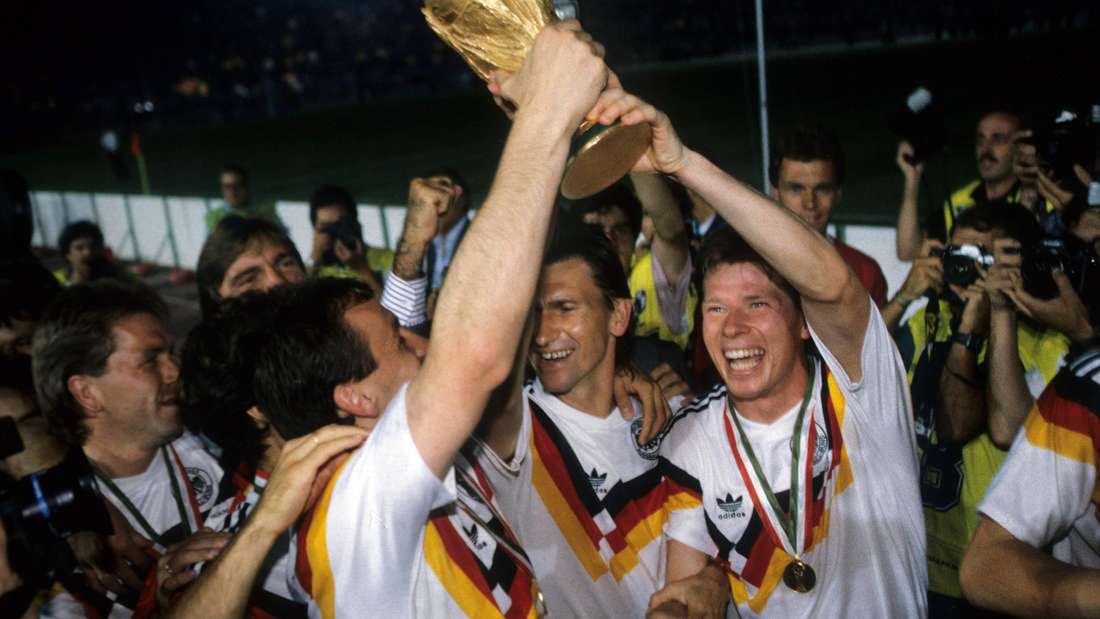 Deutschland wurde 1990 Weltmeister in Italien.