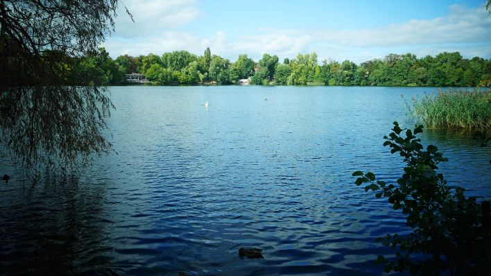 Archivbild:Der Weiße See aufgenommen am 10.09.2024 in Berlin Pankow.(Quelle:picture alliance/Xamax)