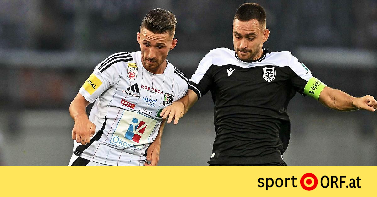 Europa League: Bitteres Aus für den WAC gegen PAOK
