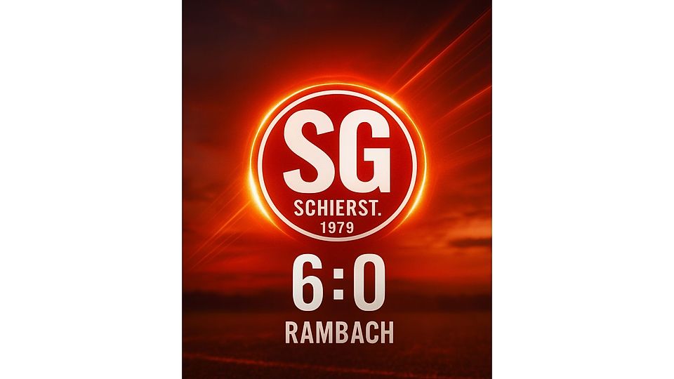 Spielbericht SG Schierstein – SV Rambach 6:0