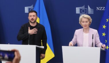 Selenski in Washington: Europäische Rückendeckung